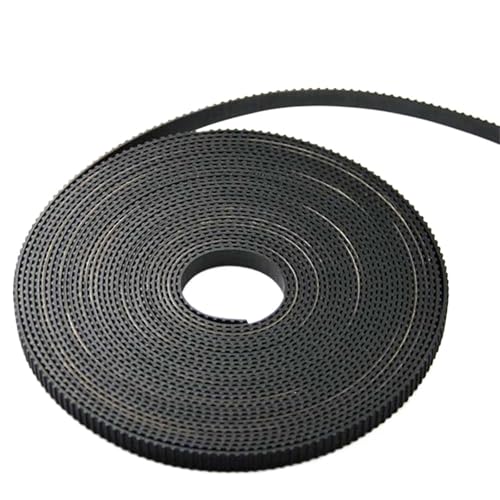 GT2 Zahnriemen breit 6 mm Gummi 2GT-6/2GT-9 mm kleines Spiel for 3D-Drucker 2GT Riemenscheibe(1 Meter,9mm) von AZLHV