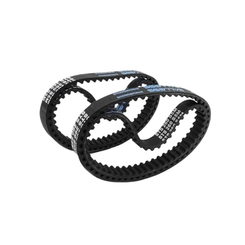 Zahn S5M Synchronriemen mit geschlossenem Regelkreis, Gummi-Zahnriemen, Länge S5M210–S5M650, Breite = 10/15/20/25 mm, Teilung 5 mm(S5M255,1PC_10MM) von AZLHV