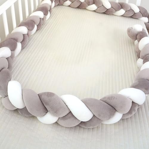 AZMAHT Premium Kristallsamt Kuschelschlange Kopfschutz Bettgitter zum Schutz vor Stürzen für Kleinkinder Farbe Größe verfügbar Handgefertigt Plüschkissen,R16,300CM AZMAHT Premium Kristallsamt Kuschelschlange Kopfschutz Bettgitter zum Schutz vor Stürzen für Kleinkinder Farbe Größe verfügbar Handgefertigt Plüschkissen,R16,300CM von AZMAHT