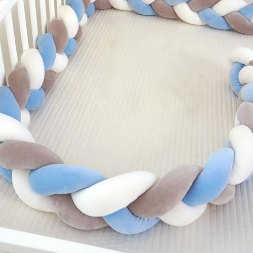 AZMAHT Premium Kristallsamt Kuschelschlange Kopfschutz Bettgitter zum Schutz vor Stürzen für Kleinkinder Farbe Größe verfügbar Handgefertigt Plüschkissen,R19,200CM AZMAHT Premium Kristallsamt Kuschelschlange Kopfschutz Bettgitter zum Schutz vor Stürzen für Kleinkinder Farbe Größe verfügbar Handgefertigt Plüschkissen,R19,200CM von AZMAHT