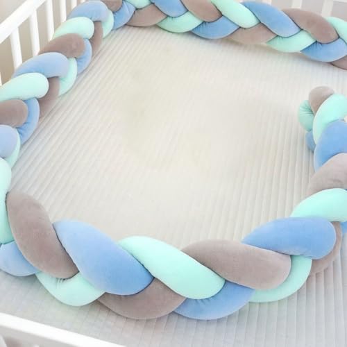 AZMAHT Premium Kristallsamt Kuschelschlange Kopfschutz Bettgitter zum Schutz vor Stürzen für Kleinkinder Farbe Größe verfügbar Handgefertigt Plüschkissen,R3,250CM AZMAHT Premium Kristallsamt Kuschelschlange Kopfschutz Bettgitter zum Schutz vor Stürzen für Kleinkinder Farbe Größe verfügbar Handgefertigt Plüschkissen,R3,250CM von AZMAHT