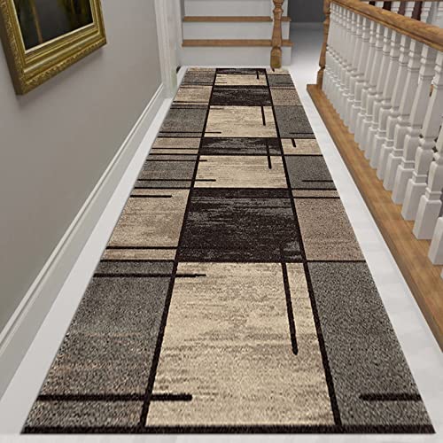 AZMANI Extra Langer Flurläufer-Teppich, moderner Durchgangsläufer-Teppich für den Flur, rutschfeste Teppich-Bodenmatte für Wohnzimmer, Treppen, Büros, 1 m x 3 m AZMANI Extra Langer Flurläufer-Teppich, moderner Durchgangsläufer-Teppich für den Flur, rutschfeste Teppich-Bodenmatte für Wohnzimmer, Treppen, Büros, 1 m x 3 m von AZMANI