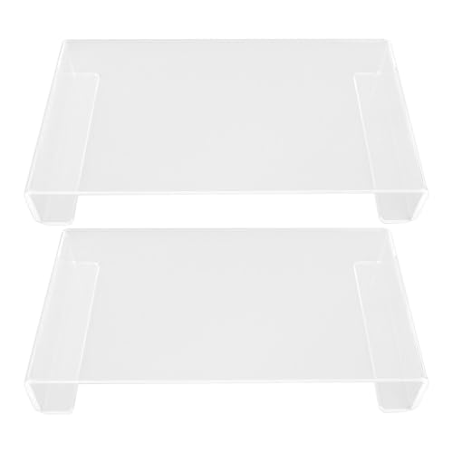 AZMUDE Acryl Display Riser Stand, Premium -polierte Kanten Multi -Zweck -Organisator für Badezimmer Küchentisch Regal Clear Acryl 24,5x13.5x4cm 2pcs AZMUDE Acryl Display Riser Stand, Premium -polierte Kanten Multi -Zweck -Organisator für Badezimmer Küchentisch Regal Clear Acryl 24,5x13.5x4cm 2pcs von AZMUDE