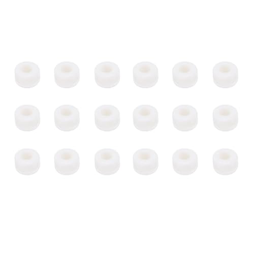 Ceiling Fan Dampers Replacement, Low Noise Rubber Fan Sealing Gaskets for Noise Reduction High Elasticity Durable Rubber Material Easy to Install Quiet Operation for Home Office 10 (White 18PCS) von AZMUDE