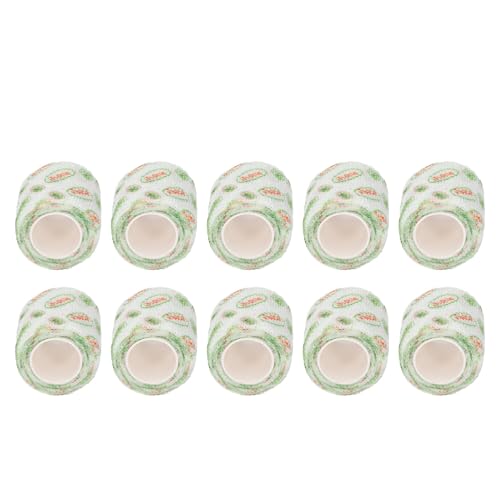 Self Adhesive Wrap Nonwoven Polyester Rainproof Breathable High Elasticity Tear Able Design for Sports Animals Pets 10pcs (5cm) von AZMUDE