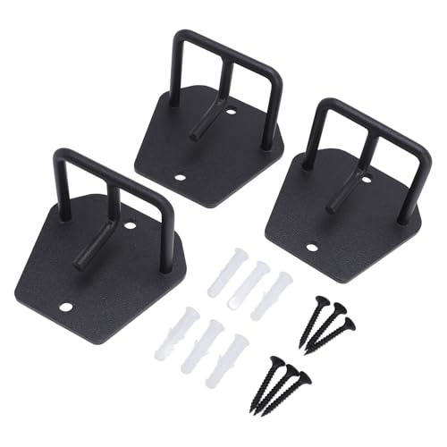 Übung Band -Wand -Anker, Hochleistungskohlenstoffstahl L -förmiges Öffnungswand -Mount -Training Anker für Home -Fitnessstudio -Krafttraining Yoga Boxausrüstung Raumsparende von AZMUDE