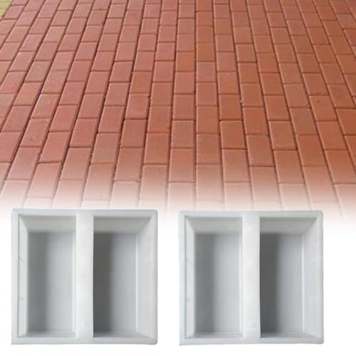 AZURAOKEY 2 Stück Ziegelschablonen DIY Pflastersteine Form Beton Block Form DIY Weg Maker Form Tragbar Korridor Beton Auffahrt Stein Weg Form für Garten Hof Teile AZURAOKEY 2 Stück Ziegelschablonen DIY Pflastersteine Form Beton Block Form DIY Weg Maker Form Tragbar Korridor Beton Auffahrt Stein Weg Form für Garten Hof Teile von AZURAOKEY