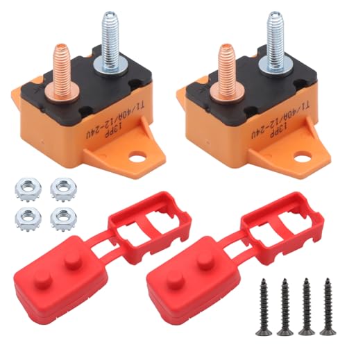 AZURAOKEY DC 12V - 24 V -Leistungsschalter Elektrikumbruch mit Schrauben und Abdeckungen Mini -Leistungsschalter wasserdicht automatisch Reset Circuit Breaker for Cars Boote -40A 2PCs AZURAOKEY DC 12V - 24 V -Leistungsschalter Elektrikumbruch mit Schrauben und Abdeckungen Mini -Leistungsschalter wasserdicht automatisch Reset Circuit Breaker for Cars Boote -40A 2PCs von AZURAOKEY
