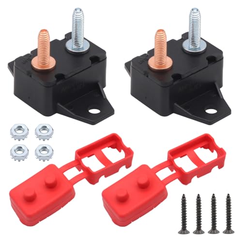 AZURAOKEY DC 12V - 24 V -Leistungsschalter Elektrikumbruch mit Schrauben und Abdeckungen Mini -Leistungsschalter wasserdichte automatische Reset -Leistungsschalter for Autos Boote -50A 2 PCs AZURAOKEY DC 12V - 24 V -Leistungsschalter Elektrikumbruch mit Schrauben und Abdeckungen Mini -Leistungsschalter wasserdichte automatische Reset -Leistungsschalter for Autos Boote -50A 2 PCs von AZURAOKEY