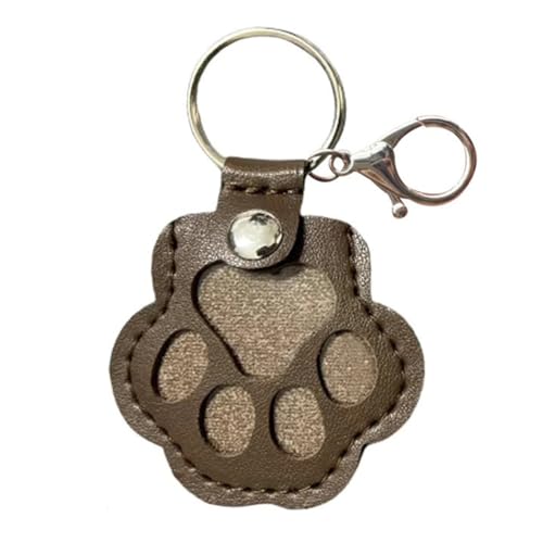 AZURAOKEY Personalisierte Hunde- und Katzenhaar-Gedenkküste-Lederpfote for Haustiere for Haustiere, Pet Memory Collector, niedliche Lederpfote Keychain, Gedenkgeschenke for Haustierliebhaber-Dark Brow AZURAOKEY Personalisierte Hunde- und Katzenhaar-Gedenkküste-Lederpfote for Haustiere for Haustiere, Pet Memory Collector, niedliche Lederpfote Keychain, Gedenkgeschenke for Haustierliebhaber-Dark Brow von AZURAOKEY