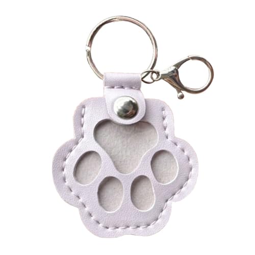 AZURAOKEY Personalisierte Hunde- und Katzenhaar-Gedenkküste-Lederpfote for Haustiere for Haustiere, Pet Memory Collector, niedliche Lederpfote Keychain, Gedenkgeschenke for Haustierliebhaber-Purple AZURAOKEY Personalisierte Hunde- und Katzenhaar-Gedenkküste-Lederpfote for Haustiere for Haustiere, Pet Memory Collector, niedliche Lederpfote Keychain, Gedenkgeschenke for Haustierliebhaber-Purple von AZURAOKEY