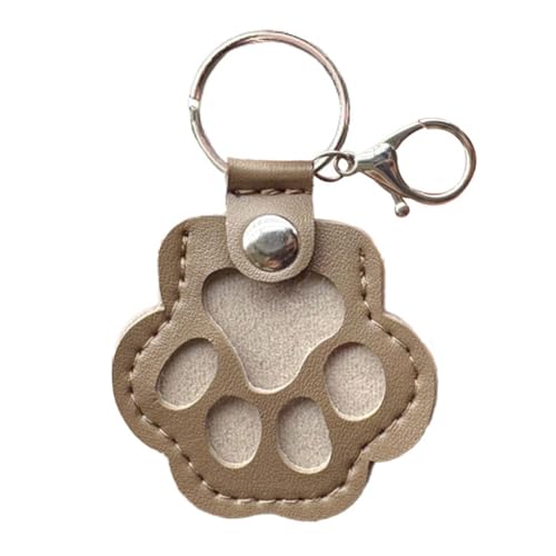 AZURAOKEY Personalisierte Hunde- und Katzenhaar-Gedenkstastwerk-Lederpfote for Haustiere for Haustiere, Pet Memory Collector, niedliche Lederpfote Keychain, Gedenkgeschenke for Haustierliebhaber-Grau AZURAOKEY Personalisierte Hunde- und Katzenhaar-Gedenkstastwerk-Lederpfote for Haustiere for Haustiere, Pet Memory Collector, niedliche Lederpfote Keychain, Gedenkgeschenke for Haustierliebhaber-Grau von AZURAOKEY