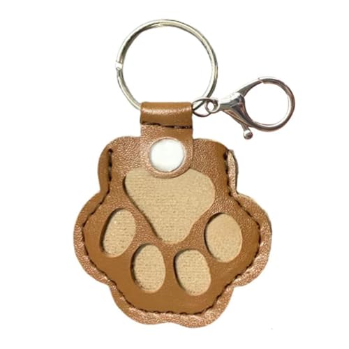 AZURAOKEY Personalisierte Hunde- und Katzenhaar-Gedenkstastwerk-Lederpfote for Haustiere for Haustiere, Pet Memory Collector, niedliche Lederpfote Keychain, Gedenkgeschenke for Haustierliebhaber-Light AZURAOKEY Personalisierte Hunde- und Katzenhaar-Gedenkstastwerk-Lederpfote for Haustiere for Haustiere, Pet Memory Collector, niedliche Lederpfote Keychain, Gedenkgeschenke for Haustierliebhaber-Light von AZURAOKEY