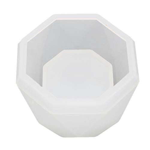 AZURAOKEY Silikon-Blumentopf-Form zum Selbermachen, Sukkulenten, Tonform, Seife und Betonform (C) von AZURAOKEY