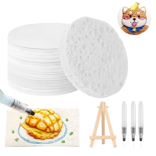 Magic 3D Foam Texturmalerei Kit, Magic Puffy Lack Art, geschwollene Popcorn Zeichnung Textur Malerei Kit, DIY Bubble Drawing Stifte Kunst liefert Puff Zeichnungen auf Papier von AZURAOKEY