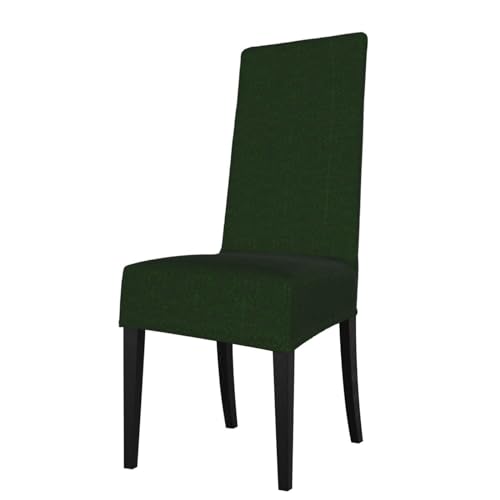AZXMGOP Hunter Green Floral Petals Pattern Print Wrinkle Resistant Dining Chair Covers Waterproof Protector Seat Covers for Chairs von AZXMGOP