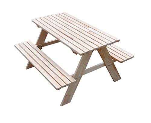 AZZAP Kindersitzgarnitur Kinder sitzgruppe Tisch Bank Kindermöbel Garten Holz Picknicktisch Natur AZZAP Kindersitzgarnitur Kinder sitzgruppe Tisch Bank Kindermöbel Garten Holz Picknicktisch Natur von AZZAP