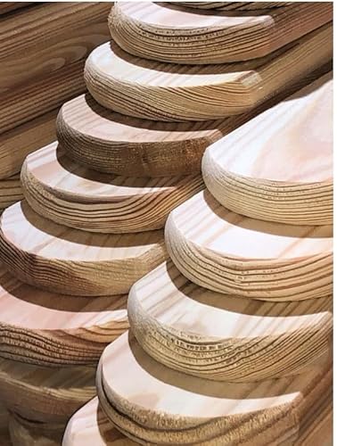 AZZAP Lärche Zaunlatten 90x20mm Lärchenholz Holzzaun Holz Zaun Brett Zaunbrett Gartenzaun Lärchenbrett 50-150cm (10, 90cm) von AZZAP