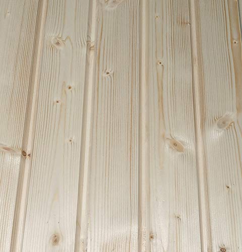AZZAP Profilbretter Profilholz Fassadenprofil Fasebretter 20x90mm Länge:50cm Holz 20 St. von AZZAP