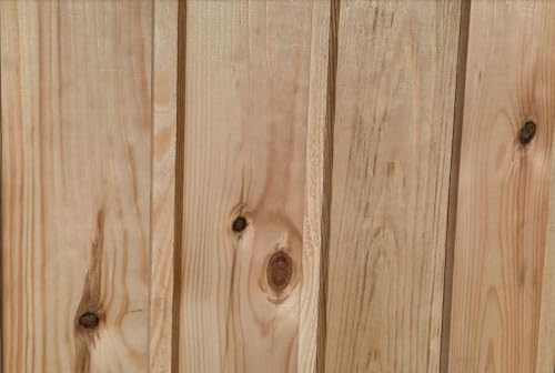 AZZAP Profilbretter Profilholz Fassadenprofil Fasebretter Kiefer Klasse C 16x90mm Länge:100cm Holz 20 St. von AZZAP