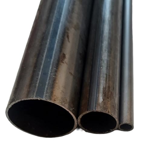 AZZAP Stahlrohr Rohr Stahlrundrohr Rundrohr Konstruktionsrohr Hohlprofil 1,2 mm stark (⌀12mm x Länge: 1m) von AZZAP