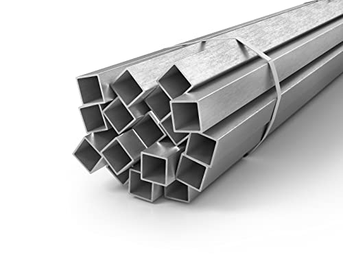 Stahl Profilrohr Stahlrohr Vierkantrohr 1,5mm stark Quadratrohr 20x20mm (150) von AZZAP