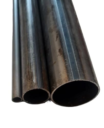 AZZAP Stahlrohr Rundrohr Hohlprofil 1mm stark, Schwarz, ⌀23mm x Länge: 1,2m, 1 Stück von AZZAP