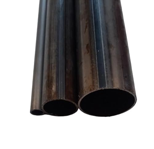 AZZAP Stahlrohr Hohlprofil 1mm stark, Rundrohr, Konstruktionsrohr, Schwarz, ⌀25mm x Länge: 1,2m von AZZAP