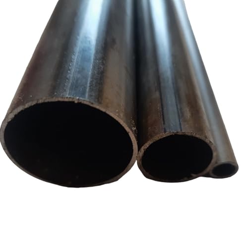Stahlrohr Rohr Stahlrundrohr Rundrohr Konstruktionsrohr Hohlprofil 1mm stark 0,8m lang (⌀22mm x Länge: 0,8m) von AZZAP