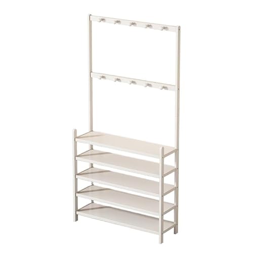 AZZAZETES Schuhregal Massivholz Einfache Kleine Schuhregal Haushalt Weiße Kleidung Hängen Integrierte Lagerregal Tür Schuhschrank Garderobe Schuhablagen AZZAZETES Schuhregal Massivholz Einfache Kleine Schuhregal Haushalt Weiße Kleidung Hängen Integrierte Lagerregal Tür Schuhschrank Garderobe Schuhablagen von AZZAZETES