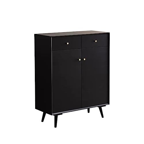 AZZAZETES Schuhschrank Moderner nordischer Schuhschrank for Zuhause, Massivholz, Veranda-Schrank, Flurschrank, großes Fassungsvermögen, Spind, Balkon, Vitrine Schuhregal von AZZAZETES