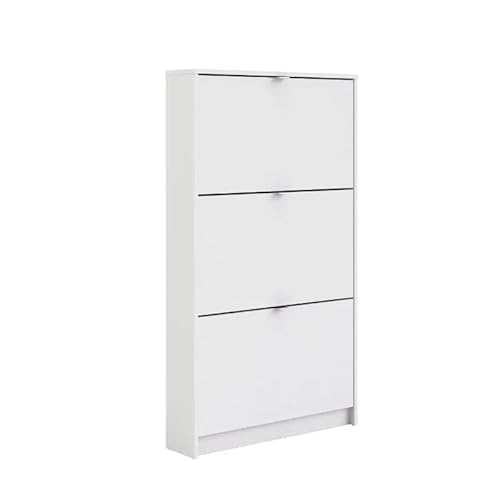 Schuhschrank, 3 Schubladen, Schuhschrank, Weiß, Schuhregal, Schuhregal, Dekoration des Hauses, Schuhregal von AZZAZETES