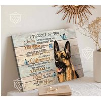 Deutscher Schäferhund Leinwand Geschenk, Gemälde, Hund Home Wand Dekor von AZbetter