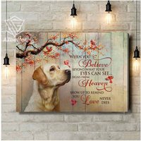 Labrador Retriever Wandkunst, Hund Home Wand Dekor, Leinwand Geschenk, Dog Memorial, Sympathie von AZbetter