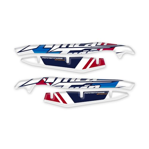 AZ Graphishop Handprotektoren aus Kunstharz, 3D, kompatibel mit Honda Africa Twin CRF 1100 L Adventure Sports 2024 APA-ATAS-24 (Glare White (Tricolor)) von AZgraphishop