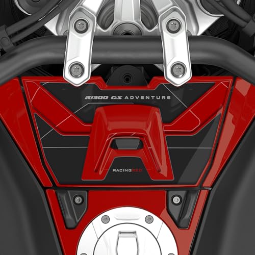 Aufkleber für Handschuhfach, Kunstharz, 3D, kompatibel mit BMW R 1300 GS ADV FM-1150 (Racing Red) von AZgraphishop