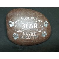 Haustier Hund Katze Name Stein-Erinnerungs-Felsen Können Daten Hinzufügen Bis Zu 10 "Farben Sehr Geätzt Mit Sandstrahler Personalisierte Geschenk von AandWEngraving
