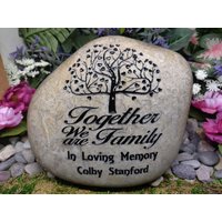 Zusammen Sind Wir Die Familie Der Liebsten Immer Für Name Stein Rock Farben Sehr Geätzt Sandstrahler Personalisierte Geschenk Erinnerung Sammlerstück von AandWEngraving