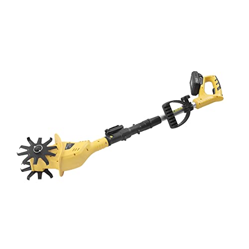 Akku Kultivator für Garten,Bodenhacke,Handheld Bilaterale Lithiumbatterie Gartenhacke Akku-Hacke,Gartenfräse Handgeführte,20 V Li-Ion Akku (Akku und Ladegerät im Lieferumfang enthalten) von Aangeebone