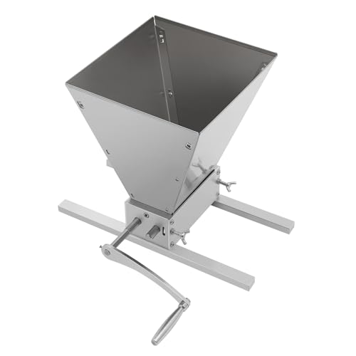 Getreidemühle Verstellbar Getreidequetsche Malzmühle Futtermühle Grain Maismühle für Gerste, Weizen und anderen Körnern von Aangeebone