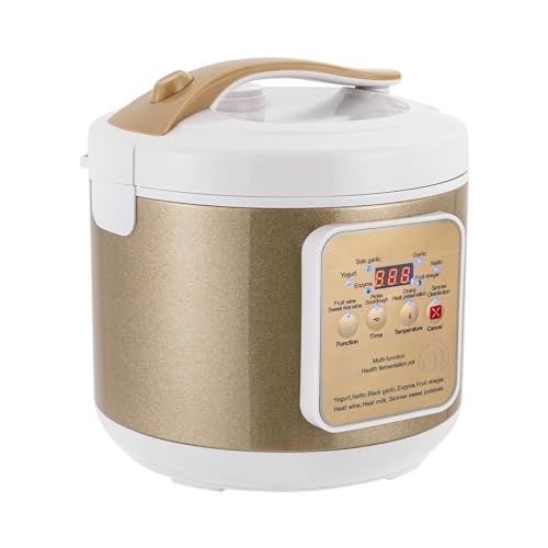 Schwarzer Knoblauch Fermenter,6l Automatische Intelligente Fermentationsbox,mit 3 Etagen Knoblauchgestell,mit Präziser Zeit- und Temperaturregelung,für Schwarzem Knoblauch,Joghurt,süßer Reiswei Schwarzer Knoblauch Fermenter,6l Automatische Intelligente Fermentationsbox,mit 3 Etagen Knoblauchgestell,mit Präziser Zeit- und Temperaturregelung,für Schwarzem Knoblauch,Joghurt,süßer Reiswei von Aangeebone