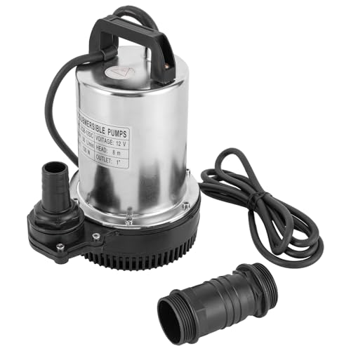 Tauchpumpe Wasserpumpe, 12V 6000L/H Submersible Pump High Water Supply Pressure Fish Pump 160W Für Gartenbewässerung Wasserbett Tauchpumpe Wasserpumpe, 12V 6000L/H Submersible Pump High Water Supply Pressure Fish Pump 160W Für Gartenbewässerung Wasserbett von Aangeebone