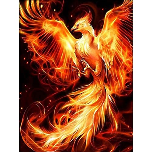 5D Diamond Painting Kits for Adults, Square Drill Flammentier Phönix 30x40cm DIY Diamant Painting Bilder Full Drill Embroidery Pictures Arts by Number Kits Diamantmalerei Home Wavll Decor 12x16in 5D Diamond Painting Kits for Adults, Square Drill Flammentier Phönix 30x40cm DIY Diamant Painting Bilder Full Drill Embroidery Pictures Arts by Number Kits Diamantmalerei Home Wavll Decor 12x16in von Aanlun