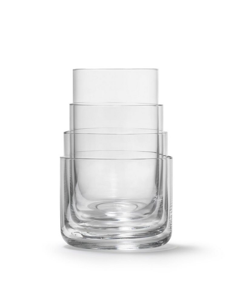 Aarke Gläser-Set Gläser 4er Set Nesting Glasses 4x 290ml Kristallglas stapelbar Aarke Gläser-Set Gläser 4er Set Nesting Glasses 4x 290ml Kristallglas stapelbar von Aarke