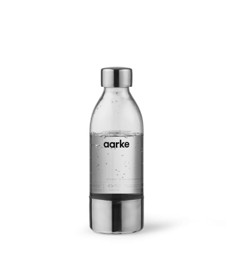 Aarke Small PET Water Bottle - Polished Steel von Aarke