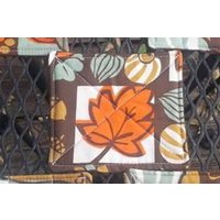 Becher Teppiche-Herbst Dekor-Geschenk Unter 5-Dank-Untersetzer-Pumkin, Eichel, Squash Untersetzer-Braun, Leichte Petrol, Orange von AaronsAtticFinds