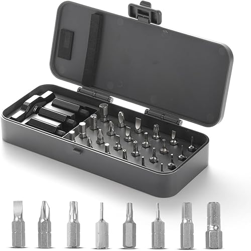 Magnetisches Schraubendreher-Set, 24-in-1-Ratschen-Schraubendreher-Set mit umkehrbarem Ratschengriff, multifunktionales DIY-Reparaturwerkzeug-Set für Möbel, Elektronik, Fahrrad und Haushalt Magnetisches Schraubendreher-Set, 24-in-1-Ratschen-Schraubendreher-Set mit umkehrbarem Ratschengriff, multifunktionales DIY-Reparaturwerkzeug-Set für Möbel, Elektronik, Fahrrad und Haushalt von Aasipsuo