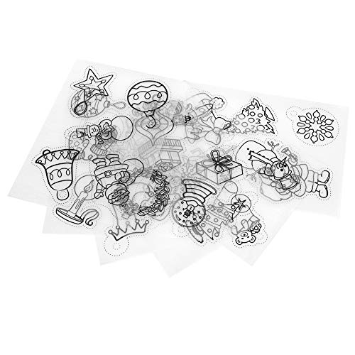 12-teiliges Schrumpffolien-Weihnachtsset, Kleines Gemustertes, Handgefertigtes DIY-Zubehör 12-teiliges Schrumpffolien-Weihnachtsset, Kleines Gemustertes, Handgefertigtes DIY-Zubehör von Aatraay