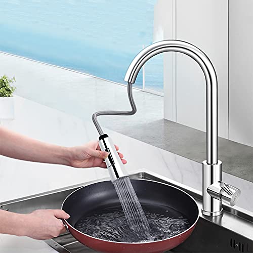 Aatraay Küchenarmaturen mit Ausziehbarem Sprüher Edelstahl Küchenarmatur Sprüher Dusche Wasserhahn Sprühkopf Teil Zubehör von Aatraay