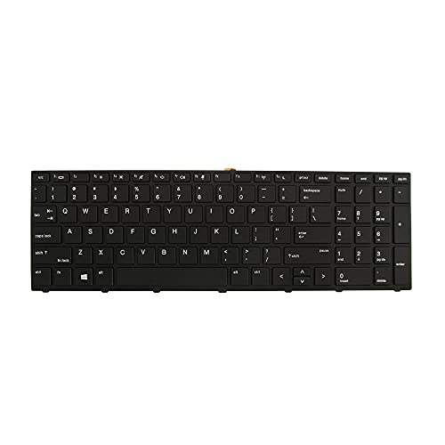 Abakoo Neue Tastatur kompatibel mit HP Probook 450 G5 / 455 G5 / 470 G5 L01028-001 mit hintergrundbeleuchtetem Rahmen US schwarz von Abakoo
